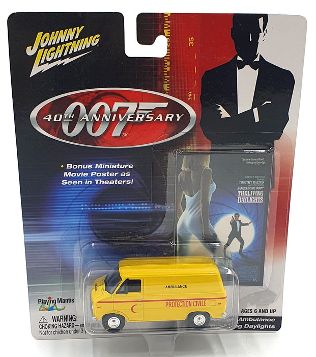 Johnny Lightning 1/64 Scale 261-04 - Red Crescent Ambulance 007 Living Daylights