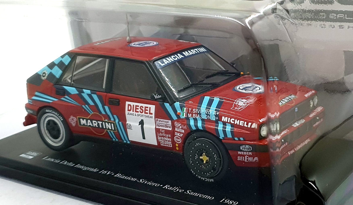 Hachette 1/24 Scale G113U013 - Lancia Delta Integrale 16V Sanremo Rally 1989 #1