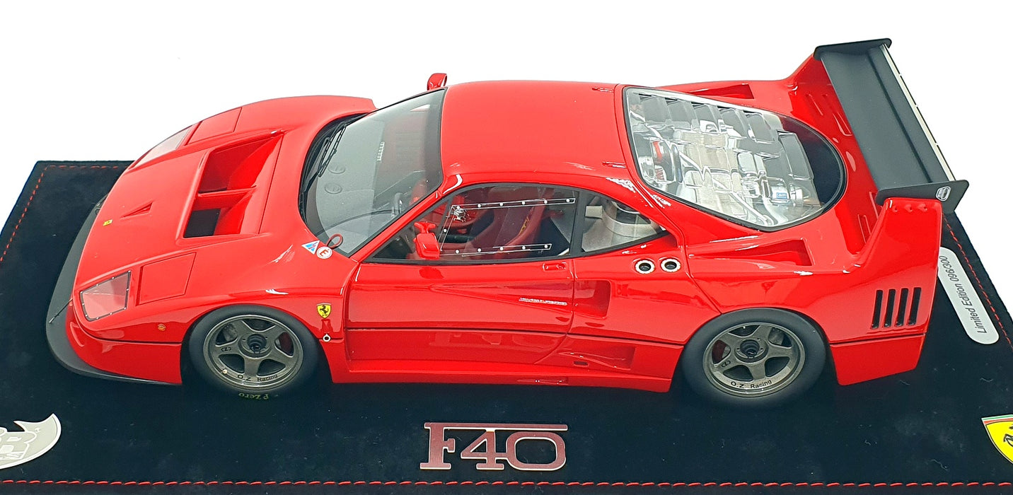 BBR 1/18 Scale Resin P18139AV - Ferrari F40 LM Press Version 1990 - Red