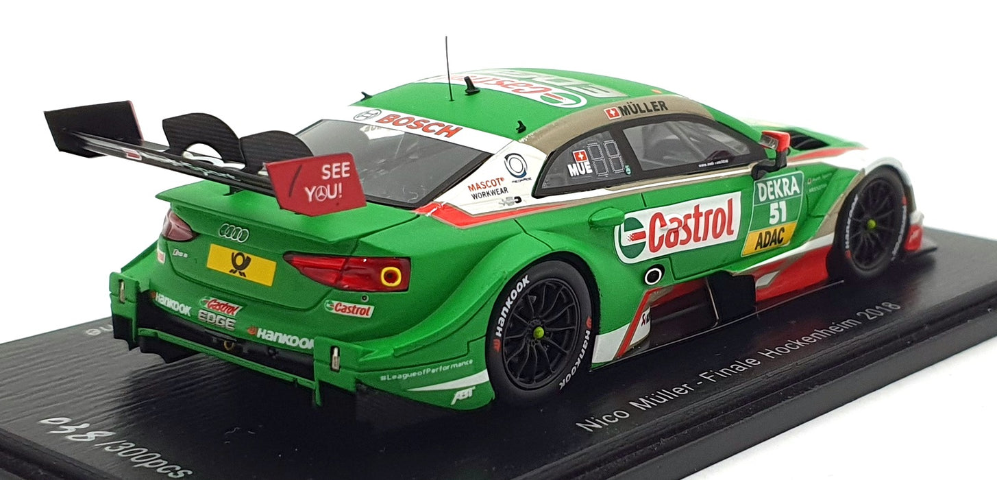 Spark 1/43 Scale SG434 - Audi RS 5 DTM 2018 Sportline #51