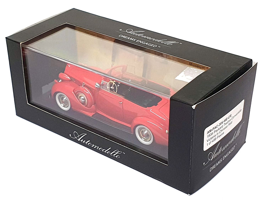 Automodello 1/43 Scale AM-PAC-38V-ME-CR 1938 Packard Twelve Convertible Victoria