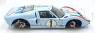 GMP 1/12 Scale G1201315 - 1966 Ford Gt40 Le Mans #1 Miles/Hulme