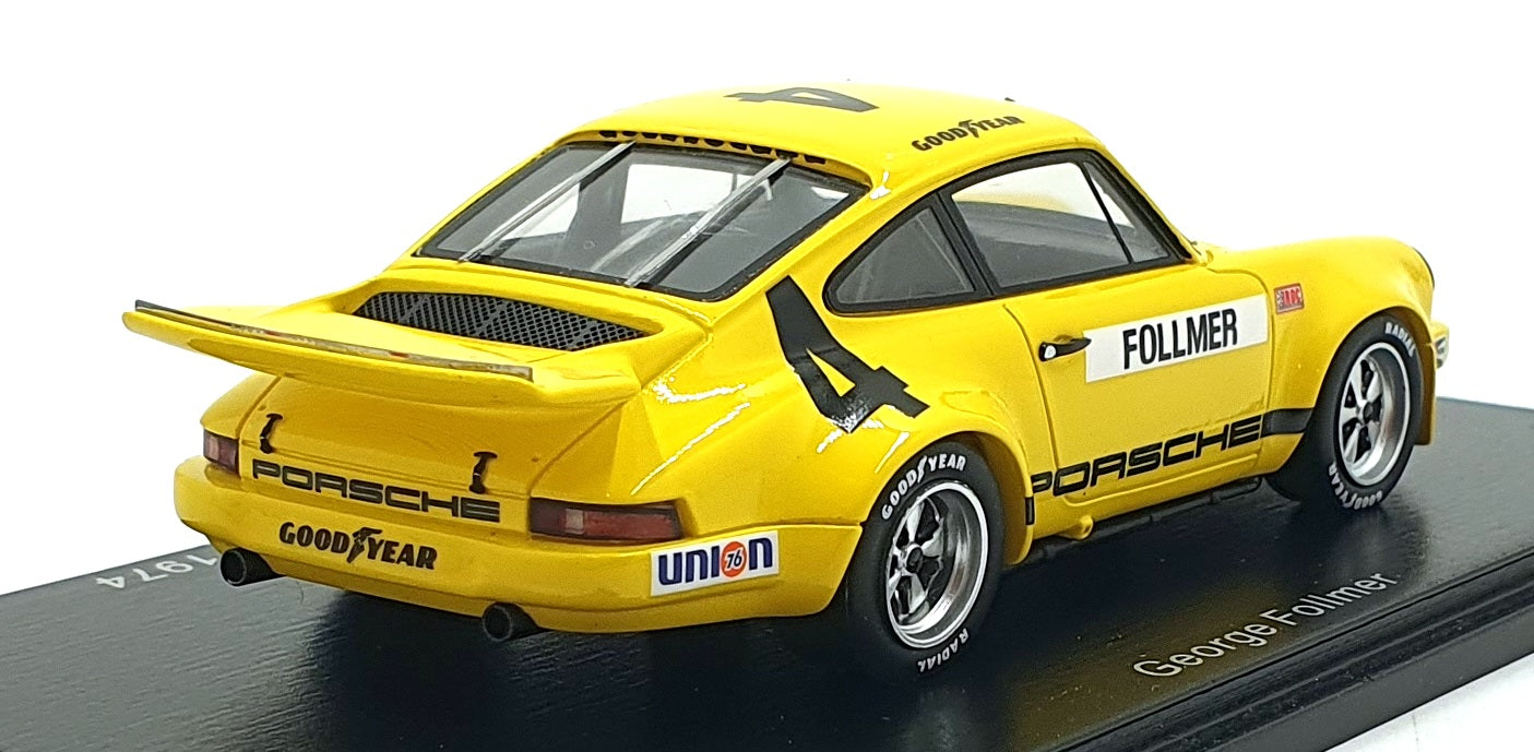 Spark 1/43 Scale US145 - Porsche RS 3.0 #4 5th IROC Daytona 1974