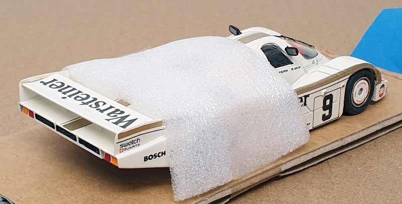 Starter 1/43 Scale Built Kit KT002 - Porsche 956 Warsteiner 1984 #9 Brun/Bayern
