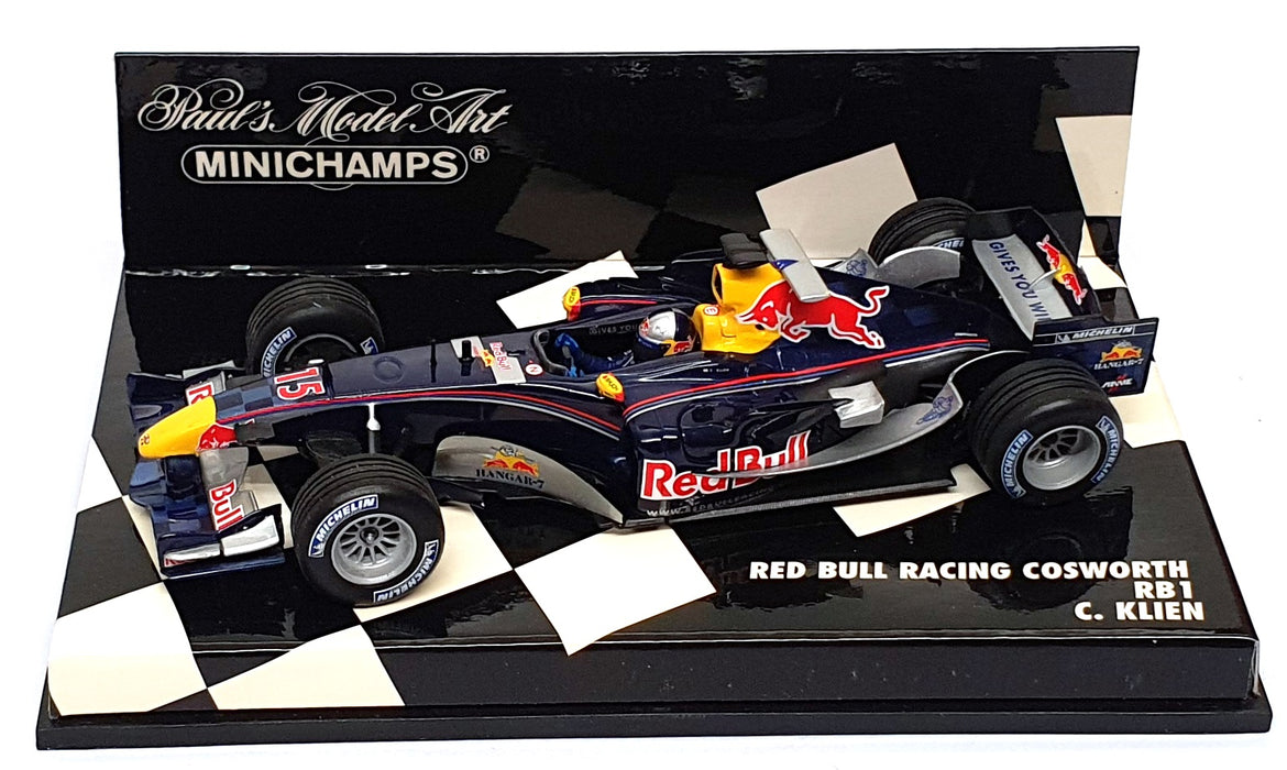 Minichamps 1/43 Scale 400 050015 - F1 Red Bull Racing Cosworth RB1 C. Klien