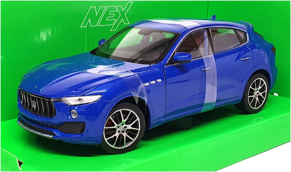 Welly NEX 1/24 Scale Diecast 24078W - Maserati Levante - Blue