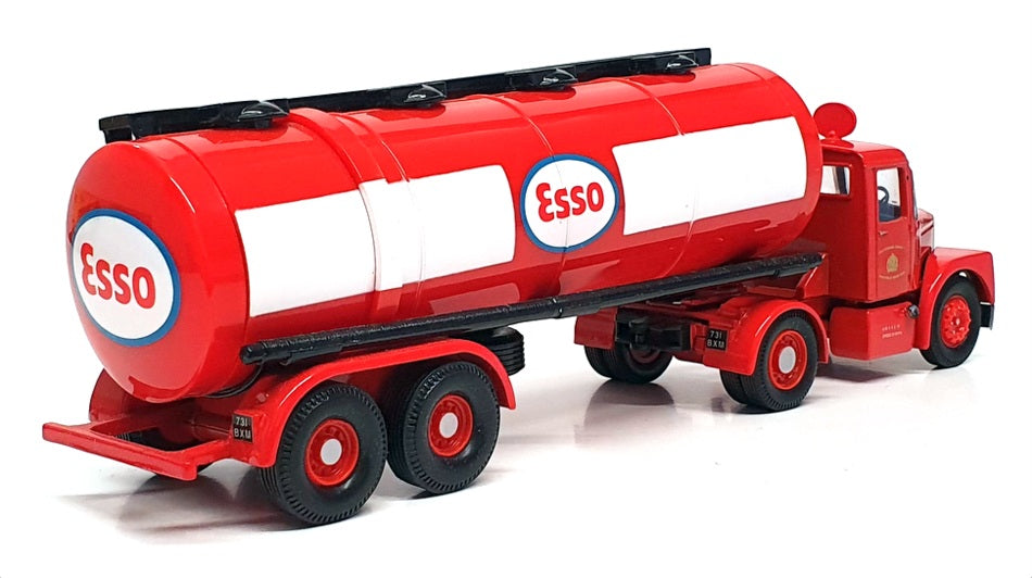 Corgi 1/50 Scale 16302 - Scammell Highwayman Tanker Trailer "Esso" - Red/White