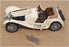 Franklin Mint 1/24 Scale 61223 - 1938 Jaguar SS100 Roadster - Cream