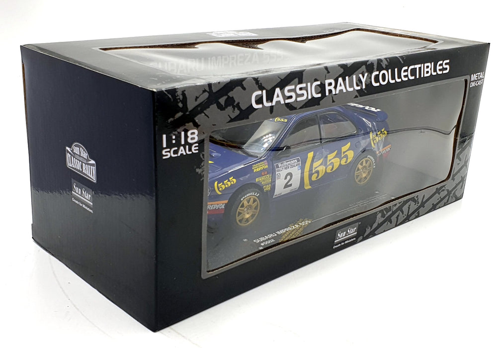 Sun Star 1/18 Scale 5502 Subaru Impreza 555 #2 C.McRae 1994 New Zealand