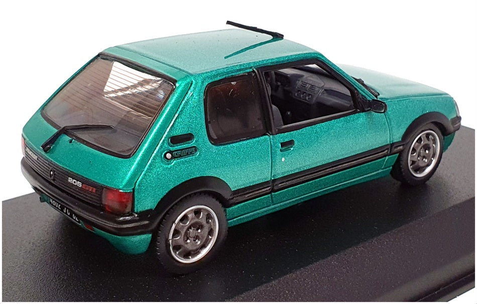 Norev 1/43 Scale Diecast 471722 - 1990 Peugeot 205 GTi Griffe - Green