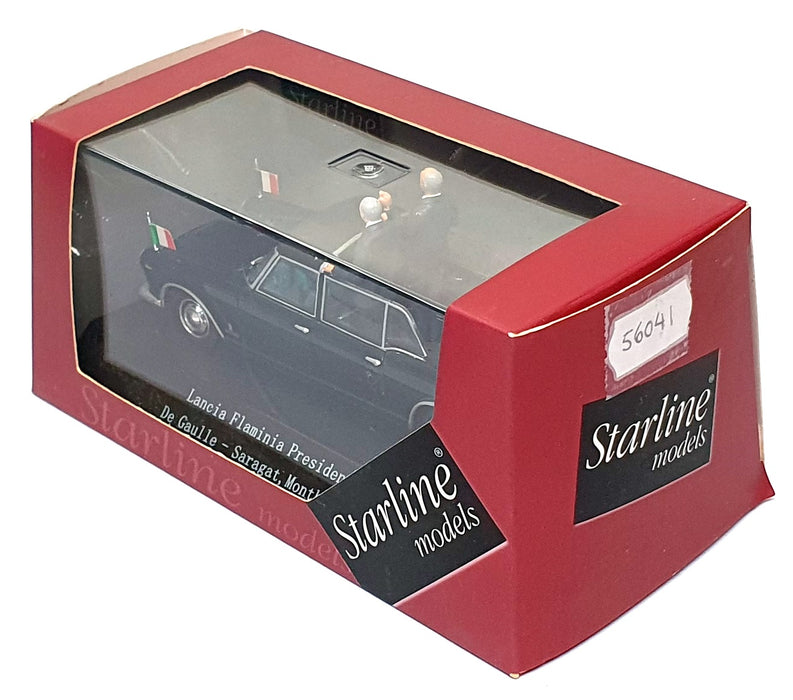 Starline 1/43 Scale 56041 Lancia Flaminia Pr. De Gaulle Montblanc 1965 Dk. Blue