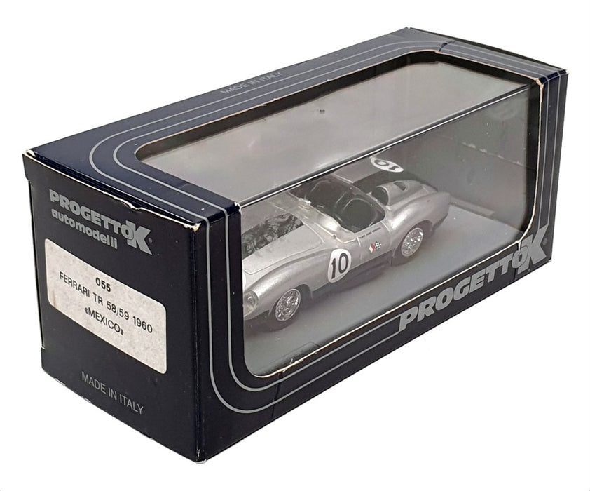 ProgettoK 1/43 Scale 055 - Ferrari TR58/59 #10 Nassau 1960 - Silver/Black