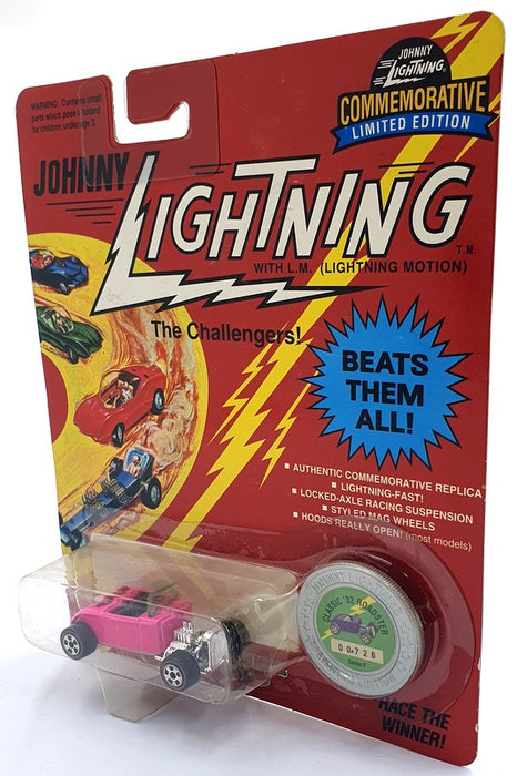 Johnny Lightning 1/64 Scale 100-160 - The Challengers Classic '32 Roadster Pink