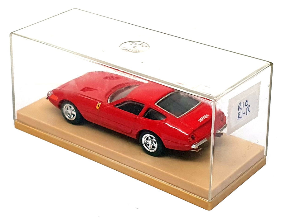 Rio Models 1/43 Scale Diecast R1-R - 1967 Ferrari 365 GTB/4 Daytona - Red