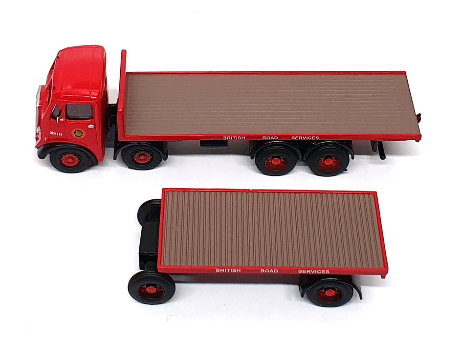 Base Toys 1/76 Scale D-83 - AEC Mammoth Major Flatbed & Trailer BRS S. Yorkshire