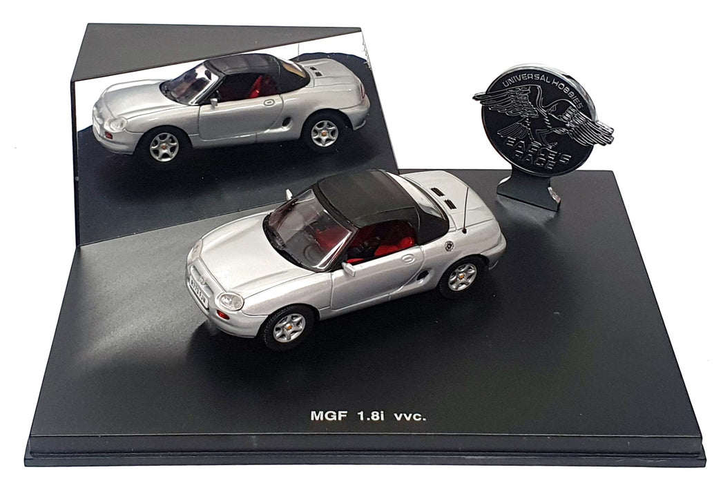 Eagle Collectibles 1/43 Scale 1074 - MGF 1.8i VVC Soft Top - Met. Lt. Grey