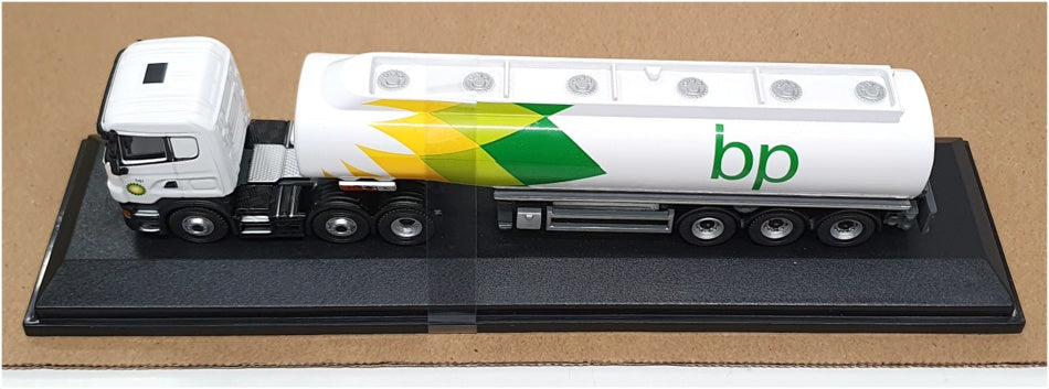 Oxford Diecast 1/76 Scale SHL01TK - Scania Tanker (BP) White