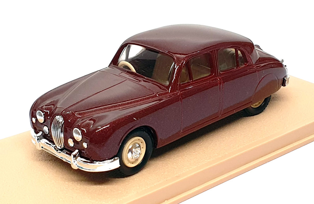 Eligor 1/43 Scale Diecast 1127 - 1960 Jaguar Mk1 Berline - Maroon