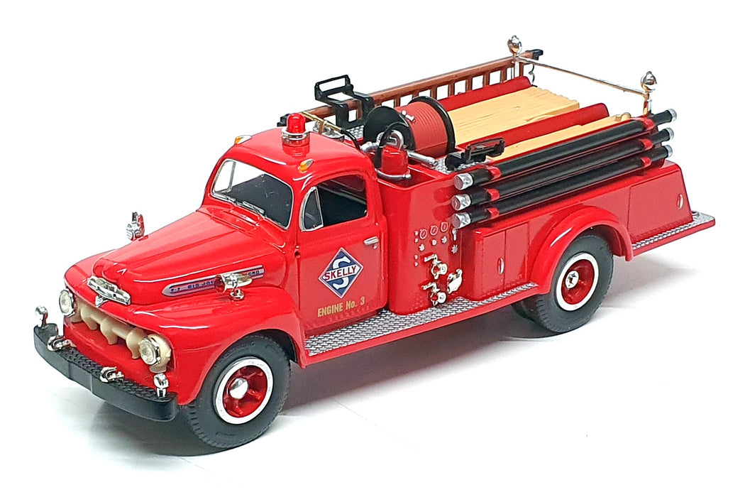 First Gear 1/34 Scale 19-1927 - 1951 Ford F7 Fire Truck Skelly Oil - Red