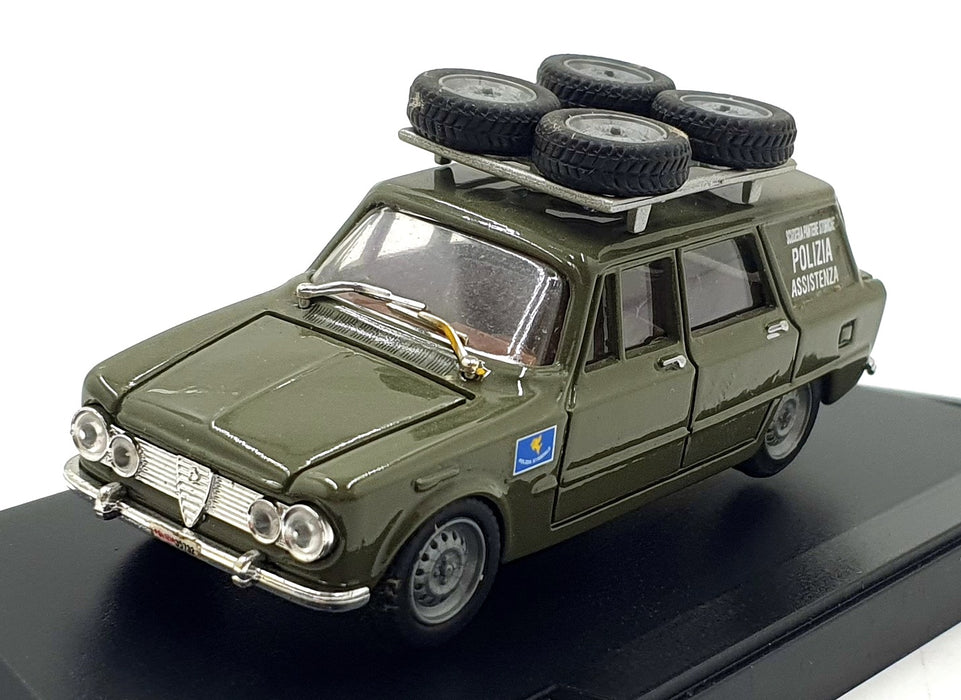 ProgettoK 1/43 Scale PK 173 Alfa Romeo Giuilia SW "Assistenza" Polizia - Green
