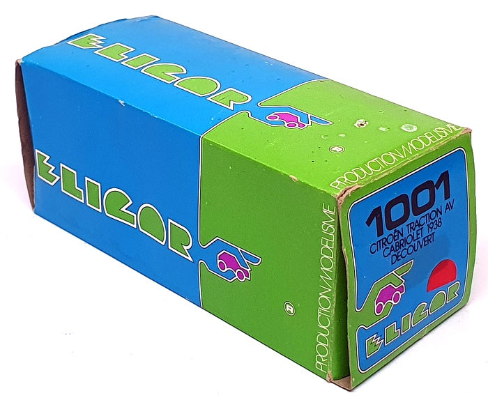 Eligor 1/43 Scale 1001 - 1938 Citroen Traction Cabriolet - Red