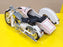 Kandytoys 1/18 Scale M558 - Motorbike With Sidecar - White