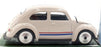 Jada Toys 1/64 Scale 100426O - Volkswagen Beetle - White/Stripe