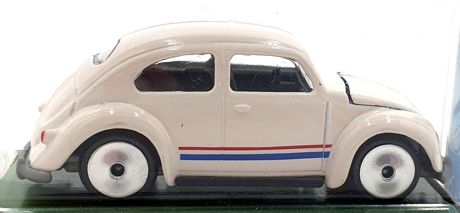 Jada Toys 1/64 Scale 100426O - Volkswagen Beetle - White/Stripe