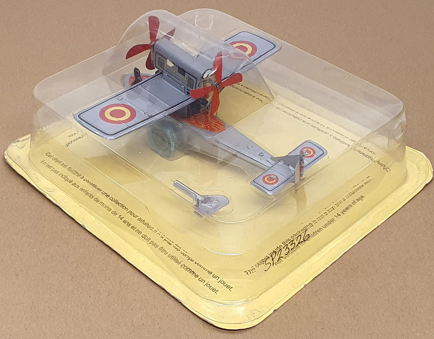 Altaya Appx 16cm Long Tinplate SP23326 - Windup Seaplane Aircraft - Silver/Red