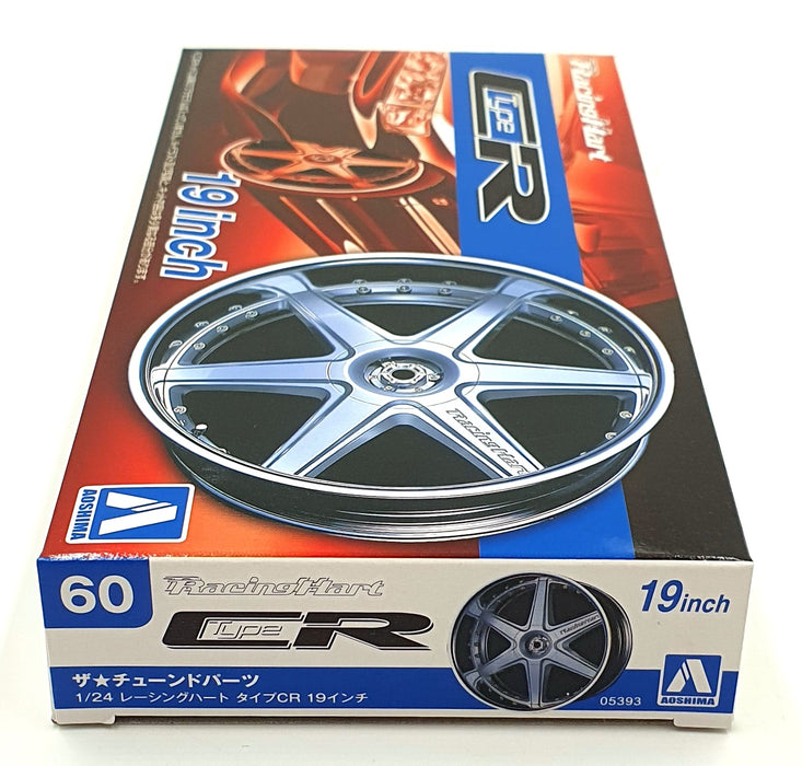 Aoshima 1/24 Scale 05393 - Racing Hart CR Type 19' Wheels & Tyres Set #60