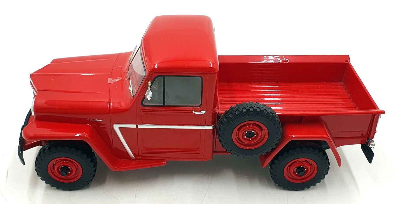 BOS Models 1/18 Scale Resin BOS267 - Jeep Pick-up Truck - Red
