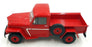 BOS Models 1/18 Scale Resin BOS267 - Jeep Pick-up Truck - Red