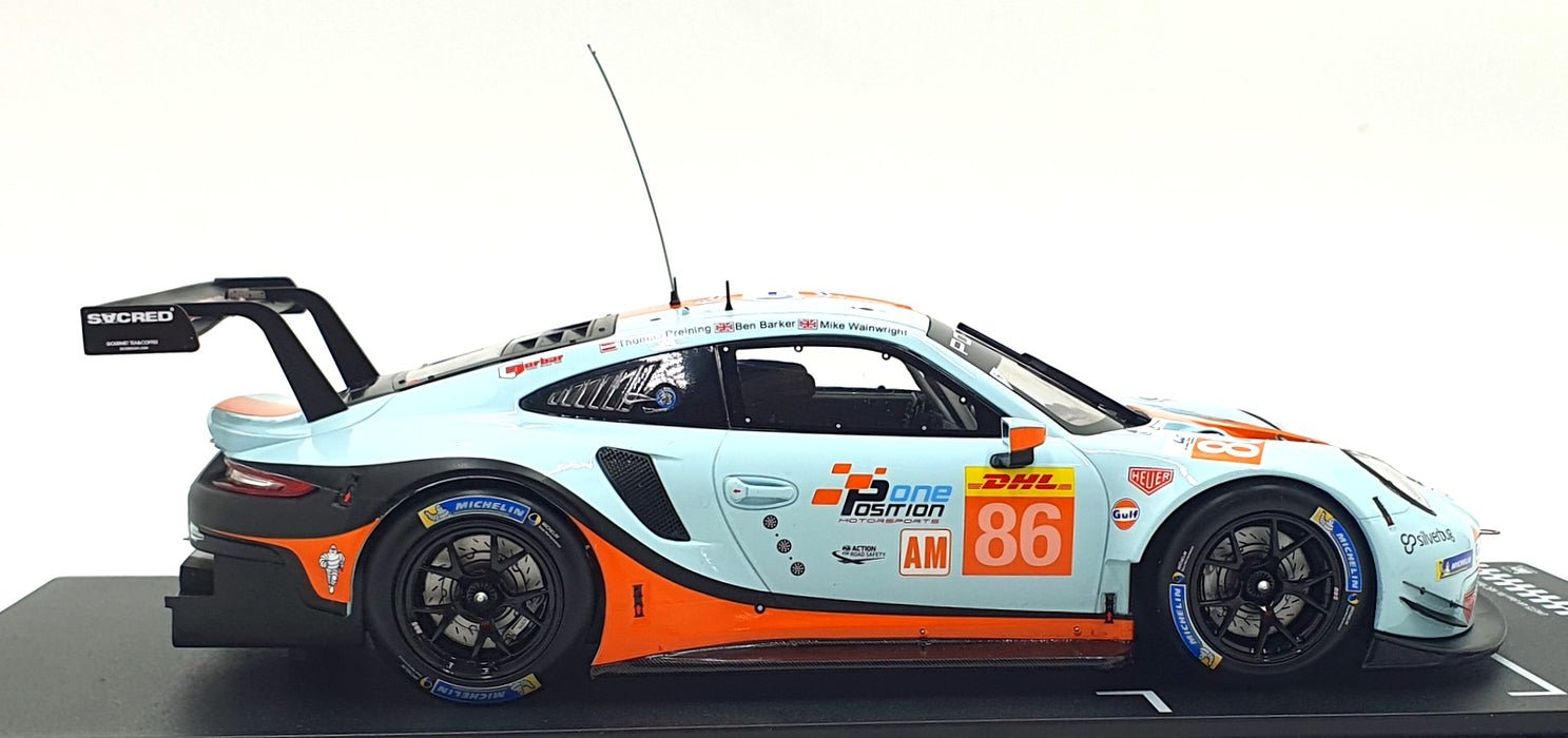 IXO 1/18 Scale LEGT18008B - Porsche 911 RSR #86 Sebring 2019 - Wainwright