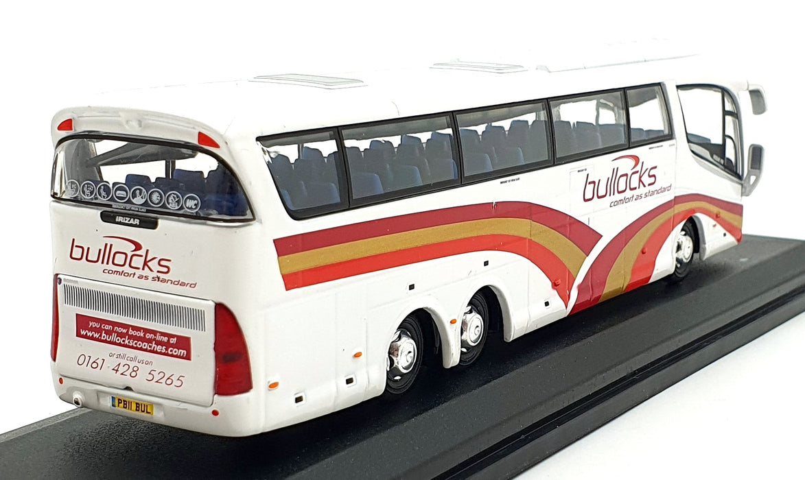 Oxford Diecast 1/76 Scale 76IRZ006 - Scania Irizar PB Bullocks Coach - White