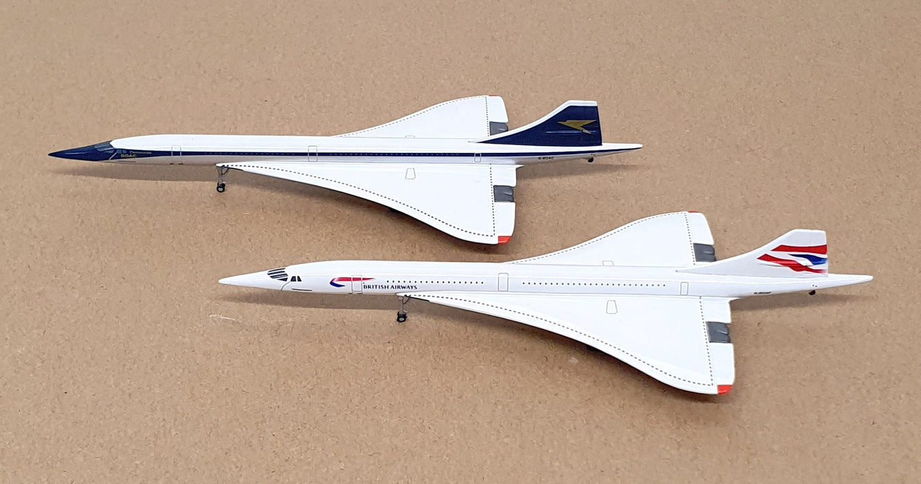 Corgi Gemini Jets 1/400 Scale Diecast GJBAW443 - Concorde Two Piece Set