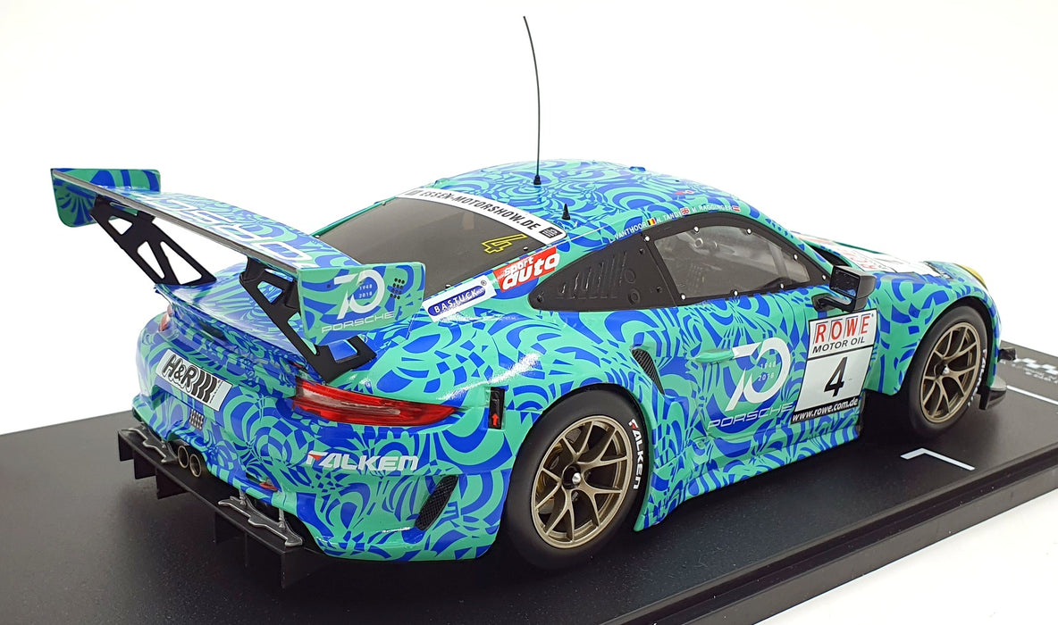 IXO 1/18 Scale Diecast LEGT18034 - Porsche 911 GT3 R VLN 7 Nurburgring 2018 #4