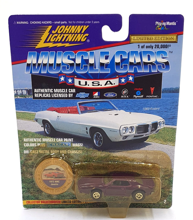 Johnny Lightning 1/64 Scale 202-02 Muscle Cars USA 1972 AMC Javelin - Purple