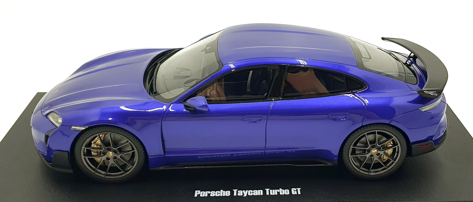 GT Spirit 1/18 Scale Resin GT520 - Porsche Taycan Turbo GT - Met. Purple