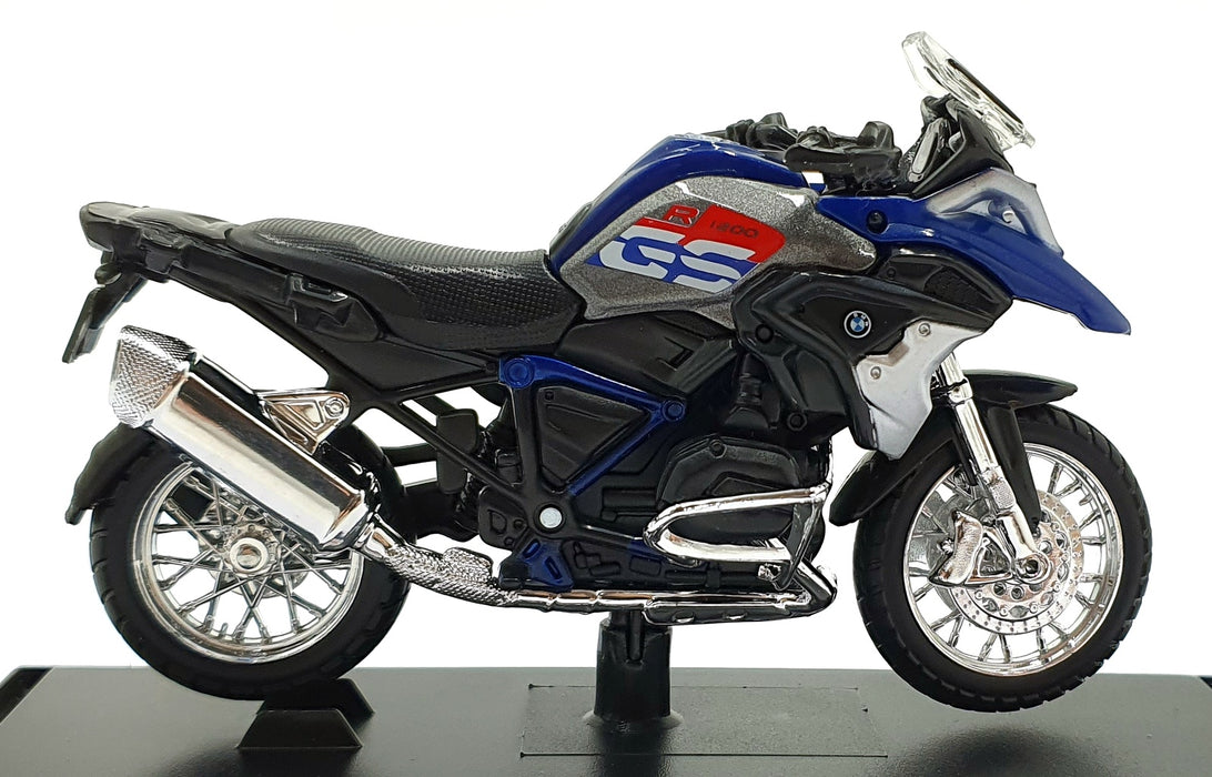 Maisto 1/18 Scale 17060 - 2017 BMW R 1200 GS Motorbike - Blue