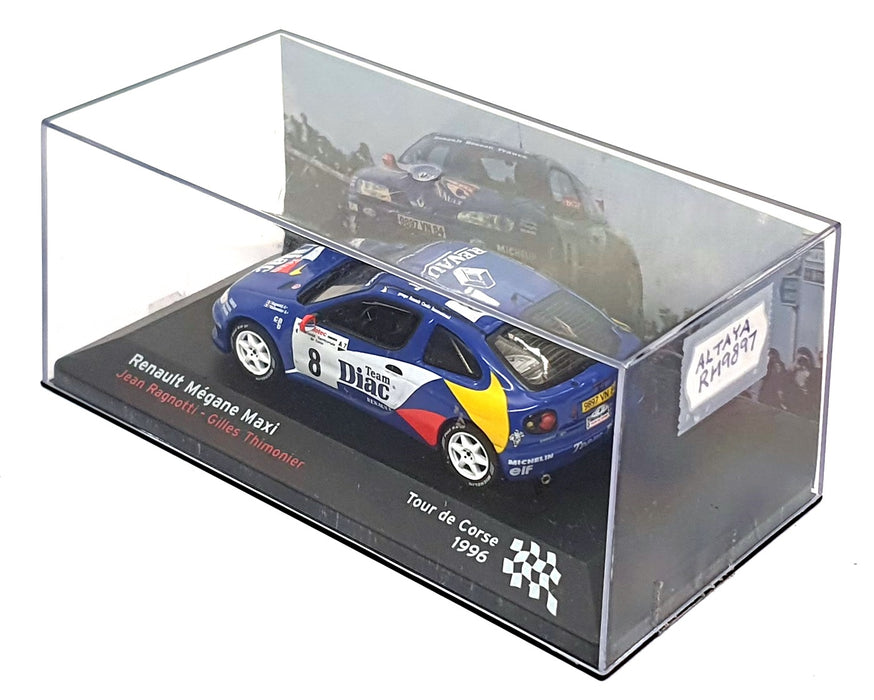Altaya 1/43 Scale RM9897 - Renault Megane Maxi #8 Tour de Corse 1996