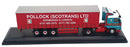 Oxford Diecast 1/76 Scale 76S143001 Scania 143 40ft Curtainside Pollock Scotrans