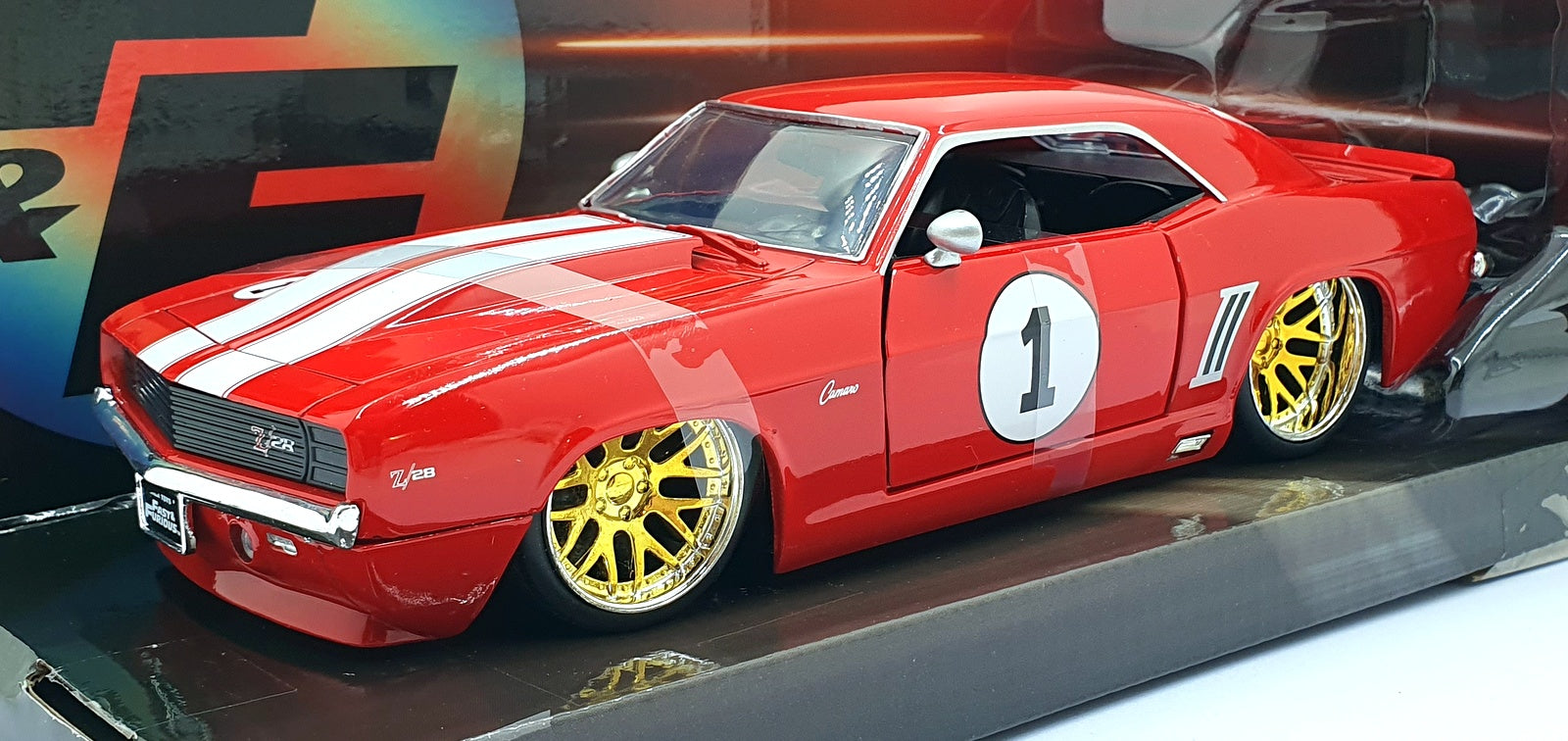 Jada Bigtime Muscle 1/24 Scale Diecast 36151 - 1969 Chevrolet Camaro #1 Red