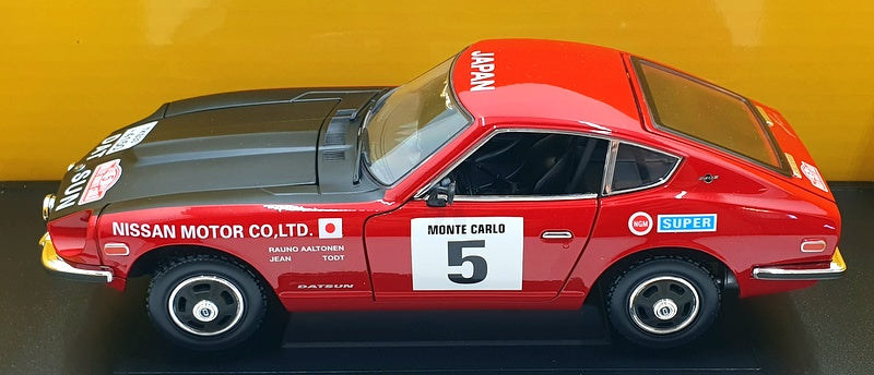 Road Signature 1/18 Scale Diecast 92529 - 1970 Datsun 240Z #5 Monte Carlo