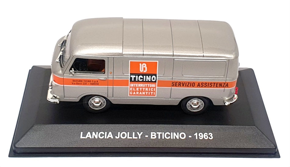 Altaya 1/43 Scale 20624H - 1963 Lancia Jolly Van (Bticino) Silver Grey