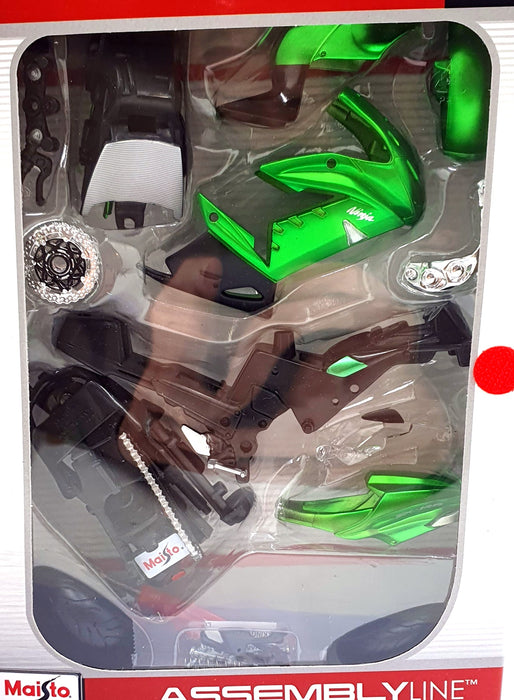 Maisto 1/12 Scale Diecast Kit 39197 - Kawasaki Ninja ZX - 14R Motorbike - Green