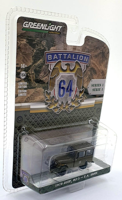 Greenlight 1/64 Scale 61010-C - 1970 Jeep DJ-5 US Army