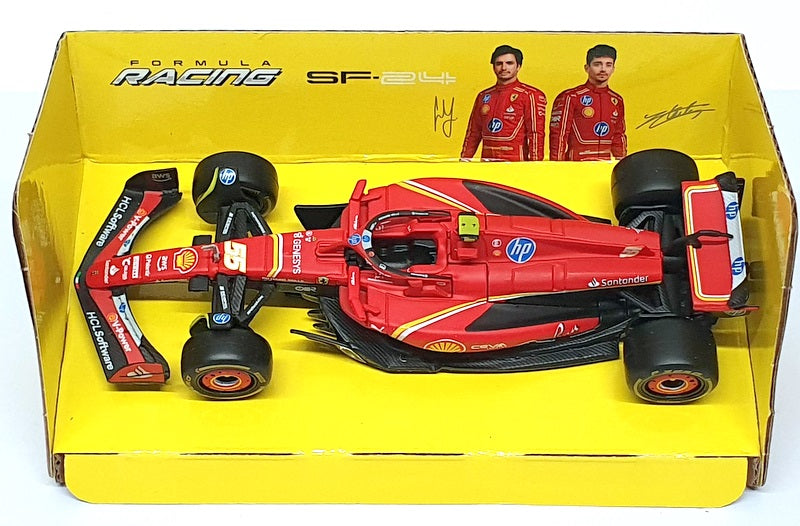Burago 1/43 Scale 18-36844S - F1 Ferrari SF-24 #55 Sainz
