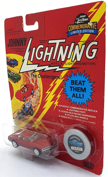 Johnny Lightning 1/64 Scale 100-152 - The Challengers Custom Mustang - Met. Red