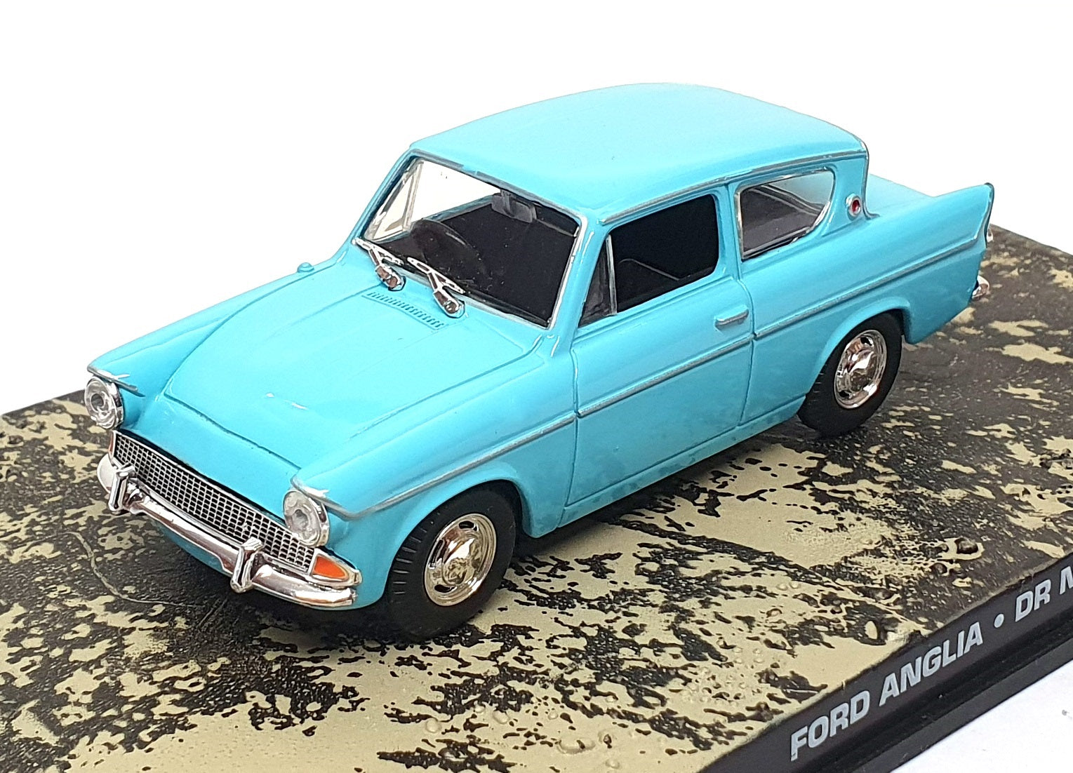 Fabbri 1/43 Scale - James Bond 007 Ford Anglia Dr. No - Lt. Blue
