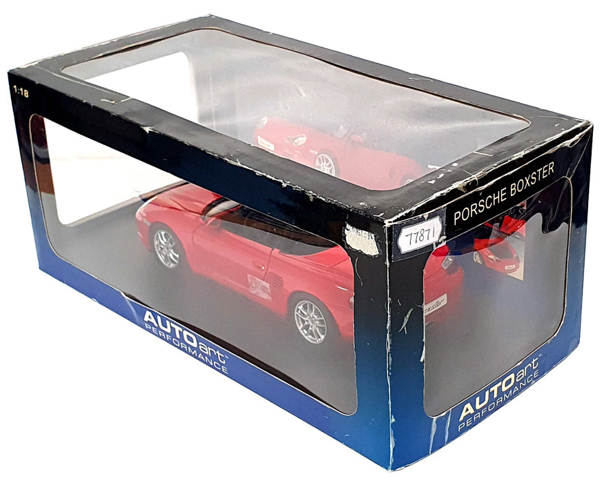Autoart 1/18 Scale 77871 - Porsche Boxster 986 Cabriolet Facelift - Indisch Red